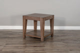 Doe Valley - Mahogany Wood Coffee Table With Casters