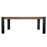 Cedar Fork - Dining Table With 6 Ladderback Chairs - Smoked Arabica
