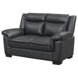 Arabella - Upholstered Padded Arm Loveseat - Gray