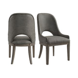Hollywood Park - Dining Chair (Set of 2) - Dark Gray