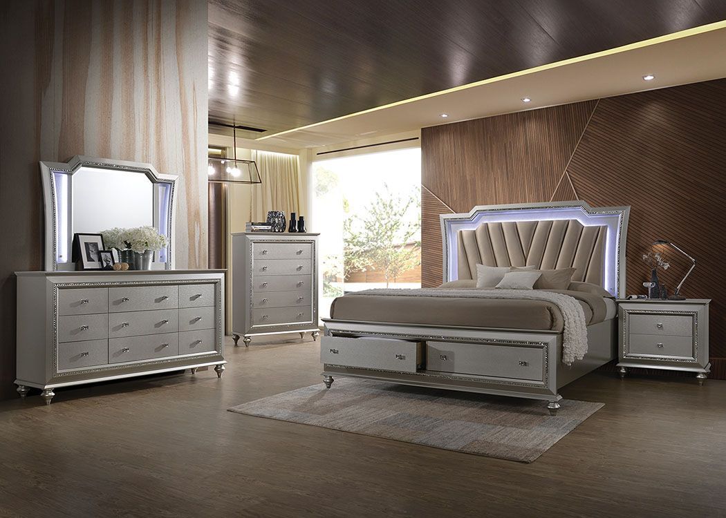 Kaitlyn - Cama (cabecero LED)