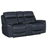 Sebastian - Power Reclining Tilt Console Loveseat