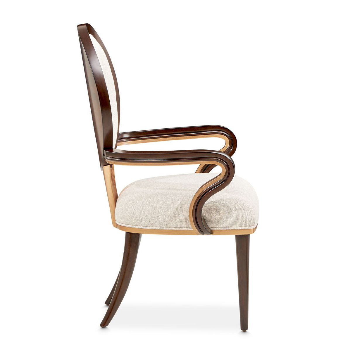 Camellia Field - Silla de comedor con brazos (Juego de 2)