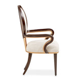 Camellia Field - Silla de comedor con brazos (Juego de 2)