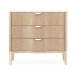 Malibu Crest - 3-Drawer Nightstand - Blush