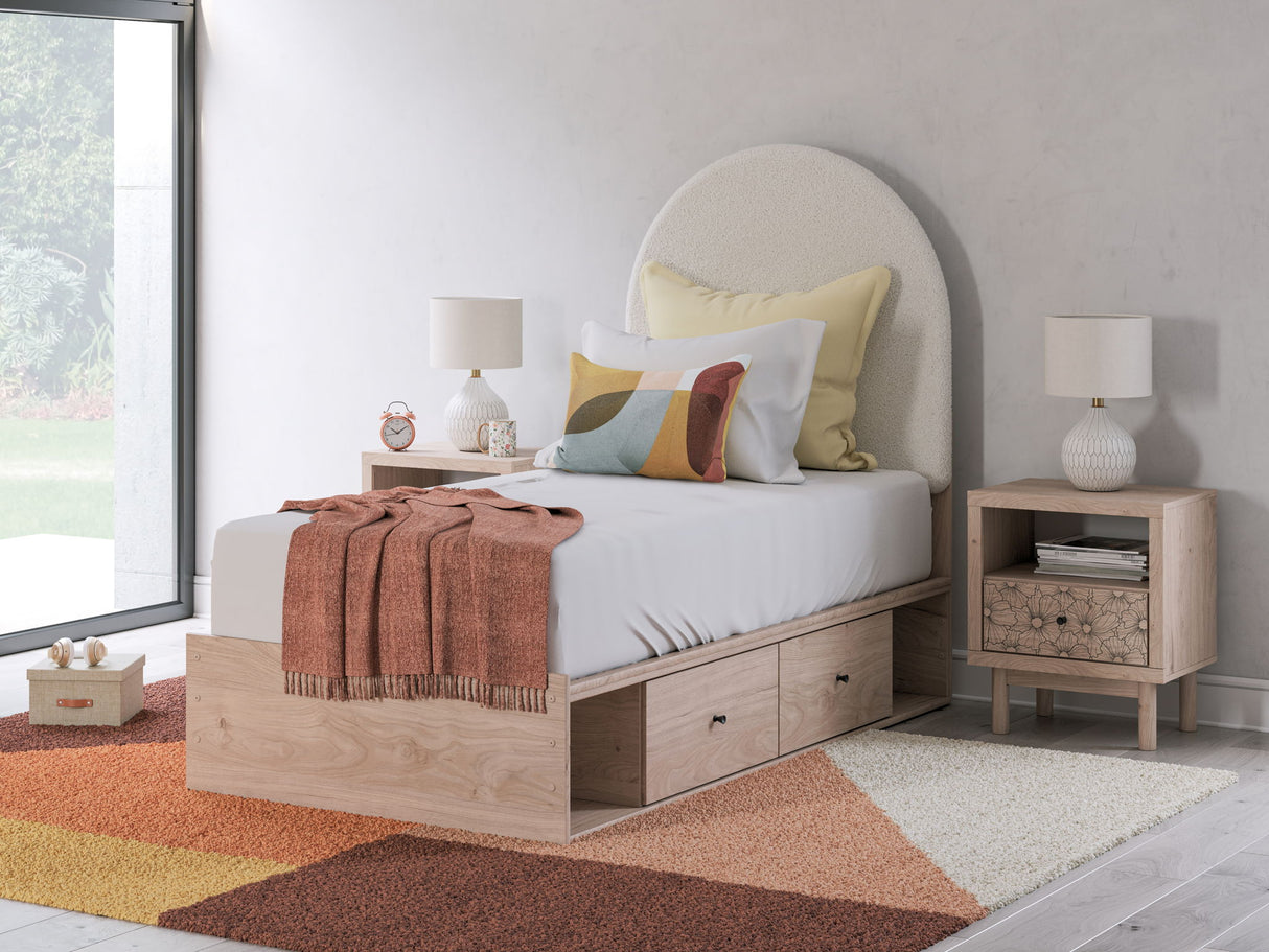 Arloster - Upholstered Panel Bed alternate view 9