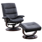 Knight - Manual Reclining Swivel Chair and Ottoman