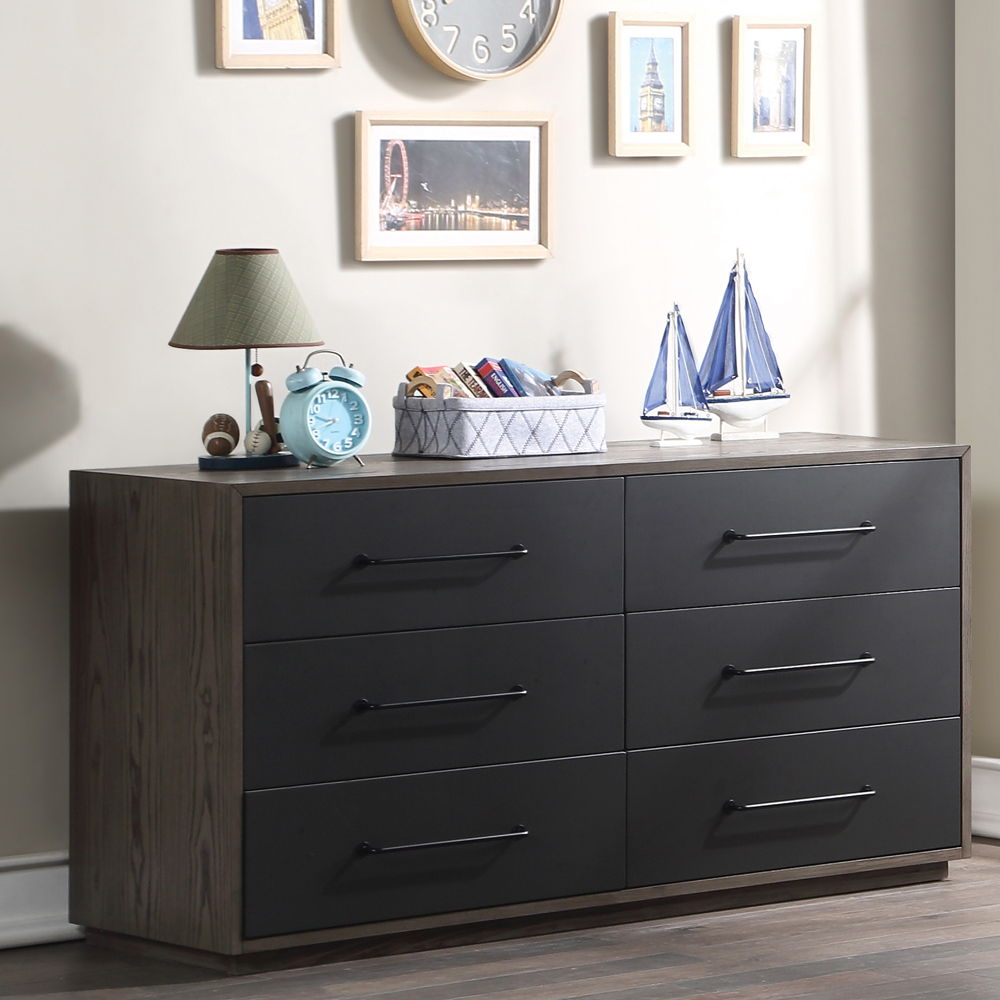 dresser grey oak Acme Estevon Dresser, Gray Finish or add fun flair Sexy Black Long Sleeve bogo_free_size_medium Size:18 HUSKY