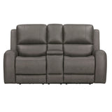 Belmont - Zero Gravity Power Reclining Tilt Console Loveseat P3 - Autumn Fog