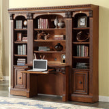 Huntington - Library Desk (2 Piece) - Antique Vintage Pecan