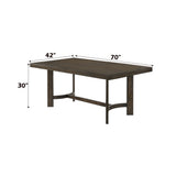 Farren - Mesa de comedor - Acabado espresso