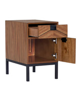 Astoria - Chairside Table - Light Brown