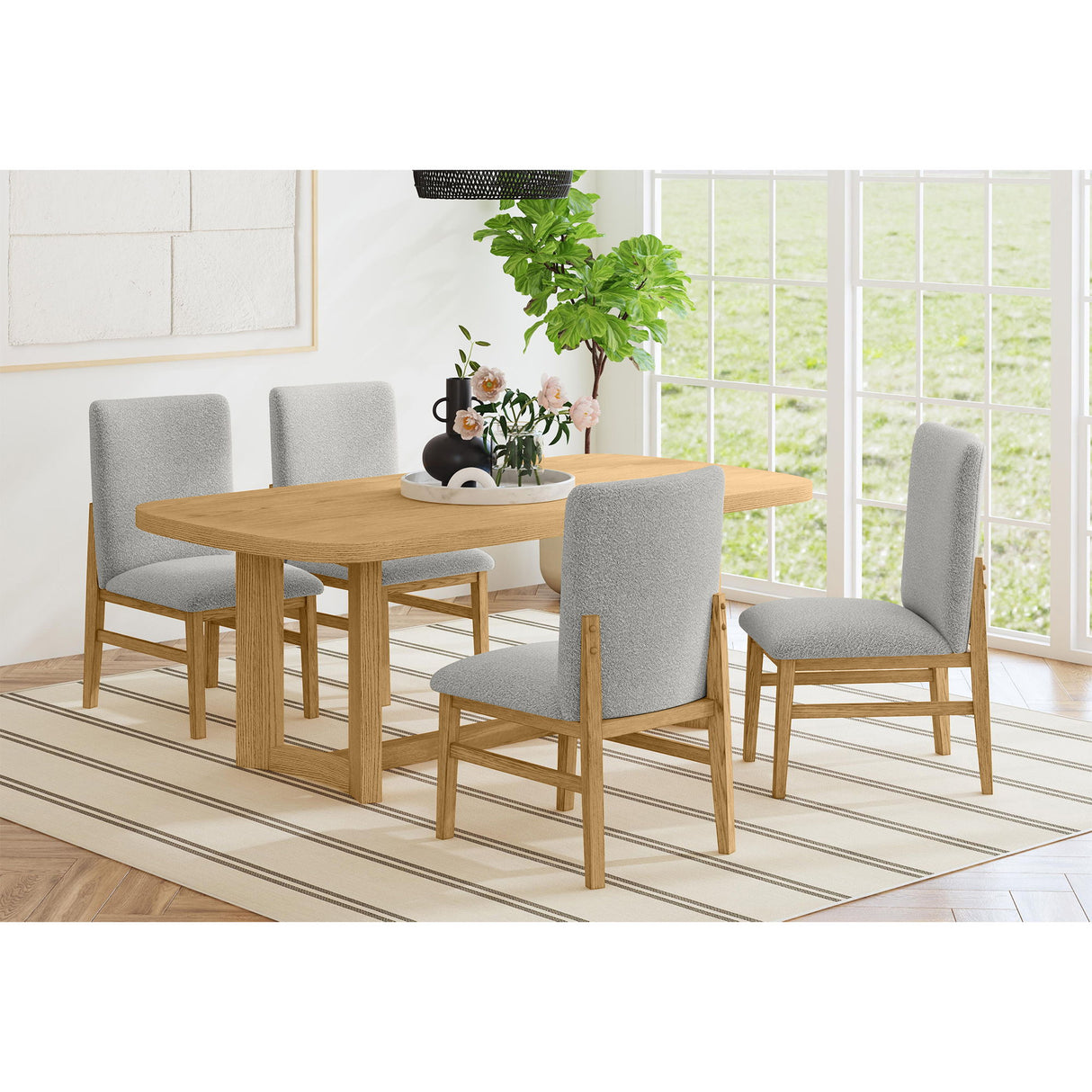 Portland - Mesa de comedor rectangular