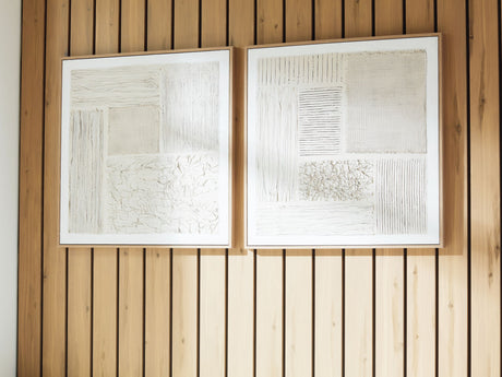 Andorfield - Wall Art Set (Set of 2) - Beige / Black / White alternate view 3