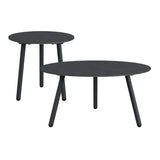 Bali - Two Piece Occasional Set - Dark Gray