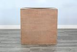 Modern - Wood Table With Arched Open Shelf Design
