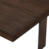Paxton - Juego de Sala de Estar de 5 Piezas (Mesa de Centro con Almacenamiento y 4 Otomanas con Respaldo) - Marrón Oscuro