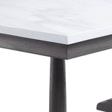 Yabeina - Dining Table - Marble Top Top & Gray Oak