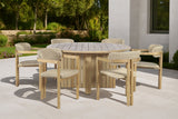 Sedona - Round Patio Dining Table - Natural