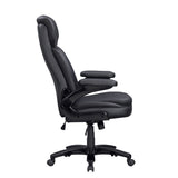 Dc - Big And Tall Fabric Desk Chair - Black