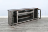 Homestead Hills - Media Console - Tobacco Leaf / Gray