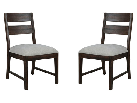 Portico - Ladderback Dining Chair (Set of 2) - Warm Brown