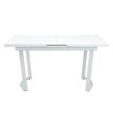 Palton - Dining Table - High Gloss White Finish