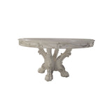 Dresden - Mesa de comedor 60"L - Acabado blanco hueso