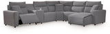 Modmax II - Reclining Sectional - Salt And Pepper