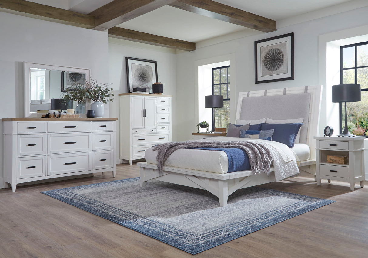 Americana Modern Bedroom - 2 Drawer Nightstand alternate view 4