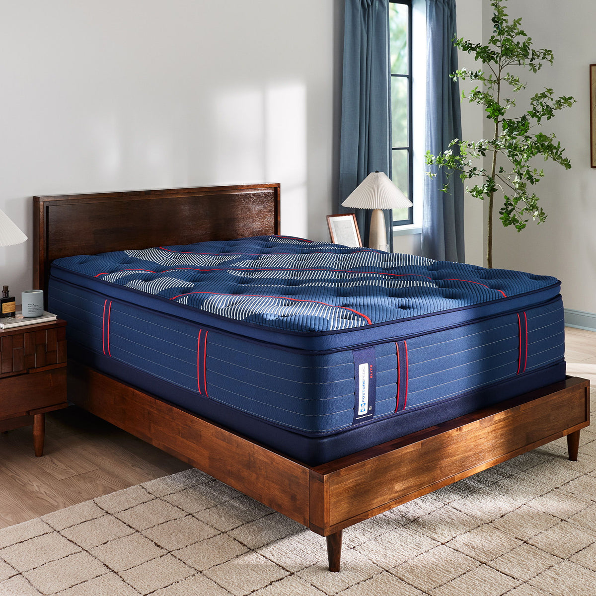 Posturepedic Elite - Brenham II Euro Pillow Top Medium Mattress