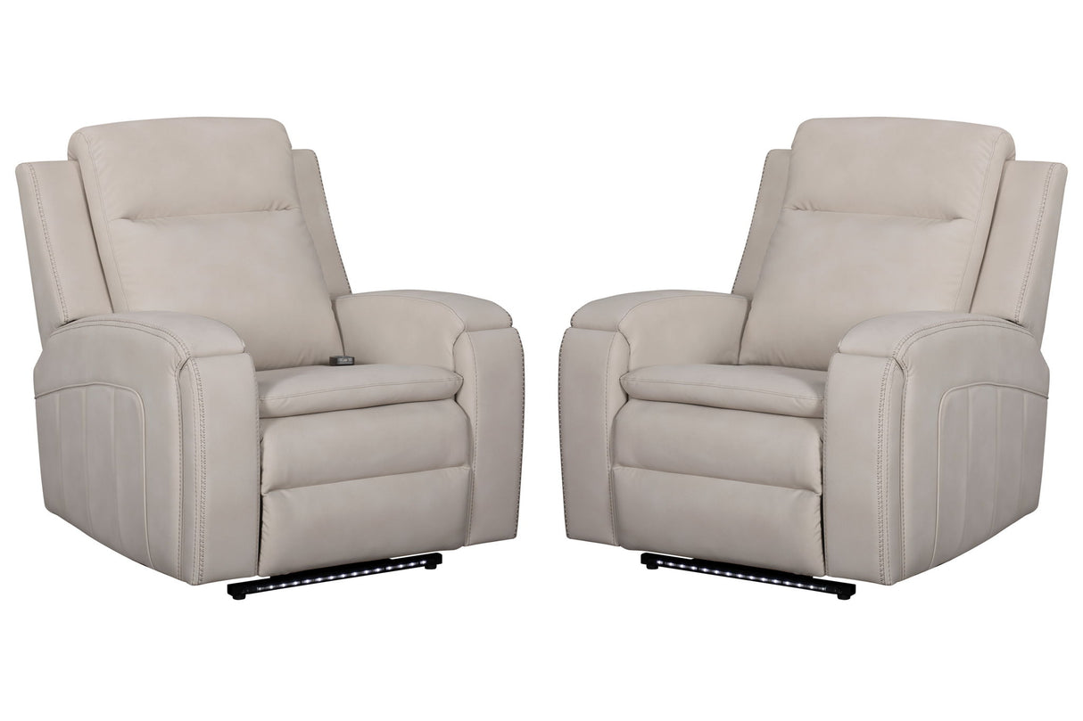 Armstrong - Power Recliner With Heat, Massage And Auto-Glide