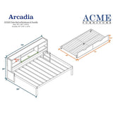Renell - Twin Bed With Trundle & Storage - Black & Silver