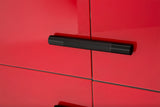 State St. - Accent Cabinet - Saffron / Black Nickel