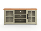 Vineyard - 67" TV Stand - Sage Green / Fruitwood