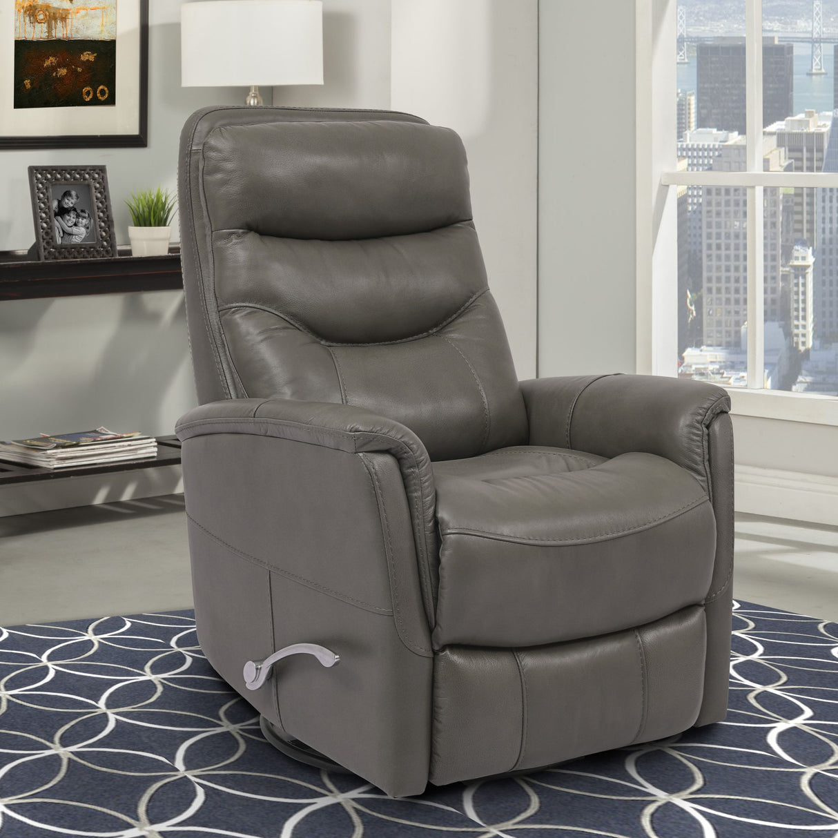 Gemini - Sillón Reclinable Giratorio y Mecedora (Juego de 2)