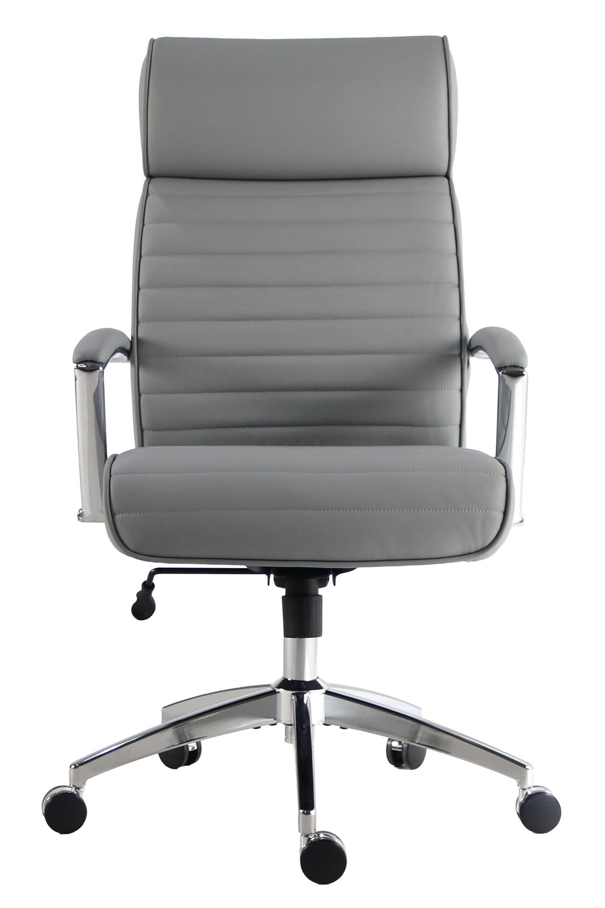 Silla de oficina alta de cuero vegano Dc