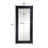 Dara - Floor Mirror - Black