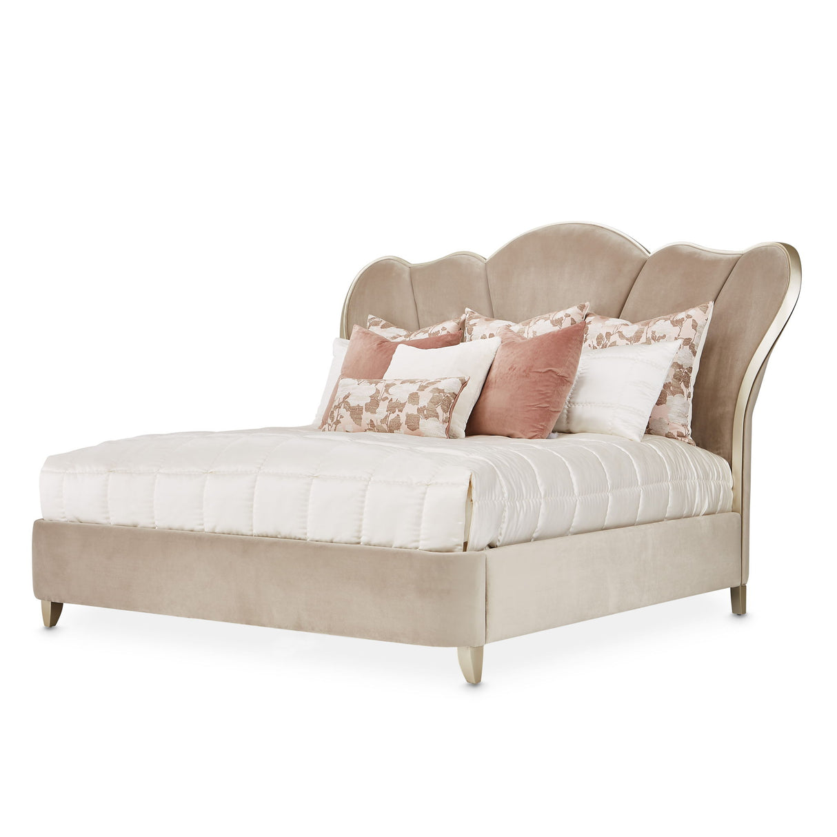 Villa Cherie - Channel Tufted Bed