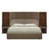 Marcelino - Nightstand With Wall Pier (EK) - Cherry Oak