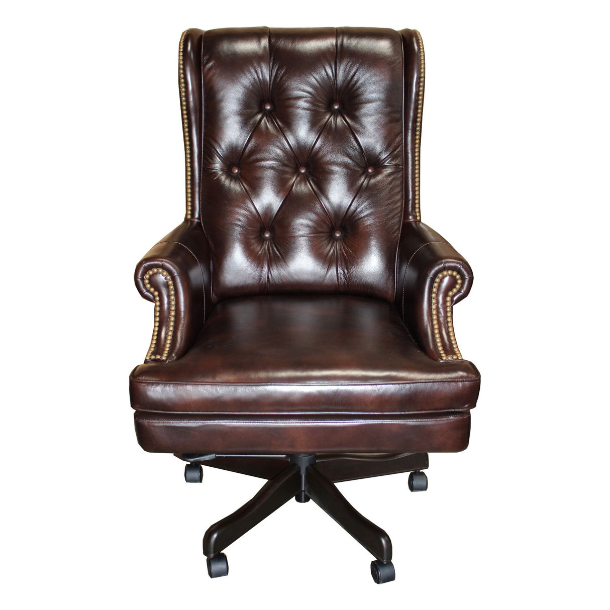 Dc#112 - Ha - Desk Chair - Havana w/ Brown Base