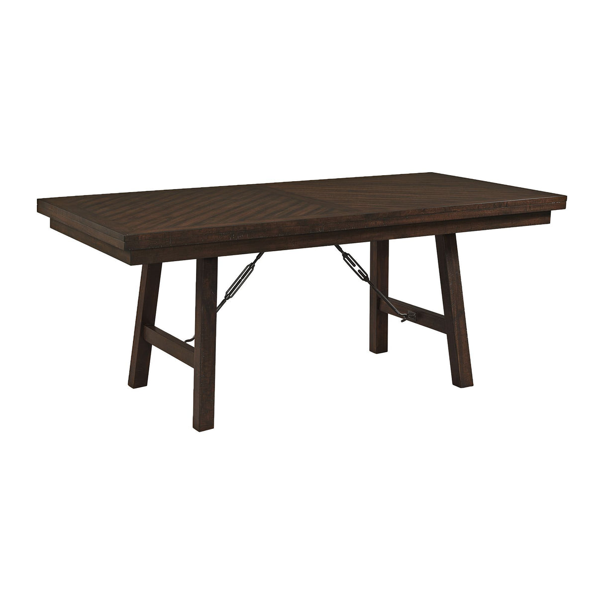 Jax - Juego de comedor de 6 piezas (Mesa de 72", cuatro sillas y banco) - Cerezo