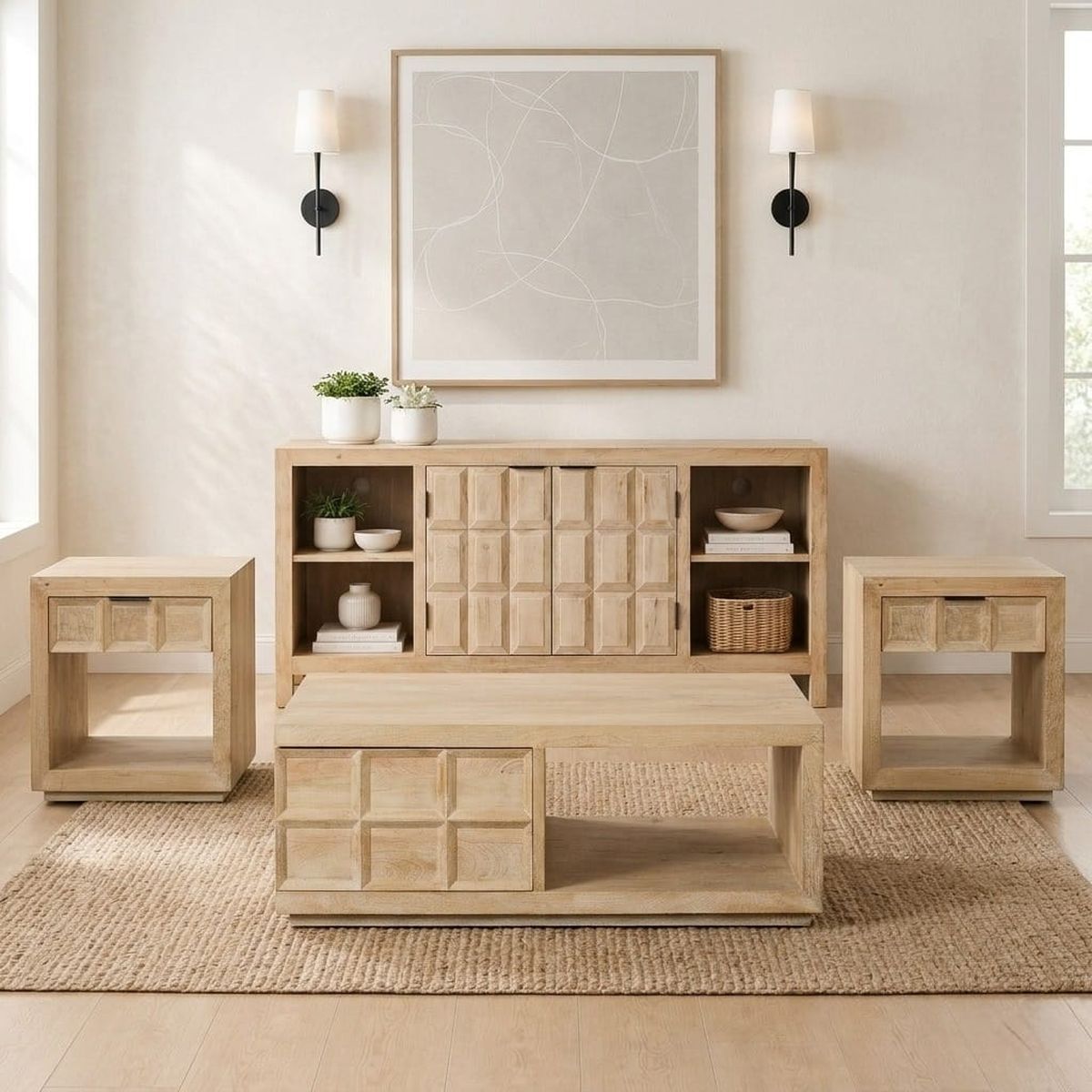 Laguna - Juego de Mesa Rectangular
