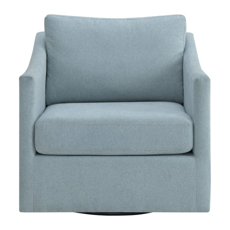 Acacia - Swivel Chair - Freya Light Blue alternate view 2
