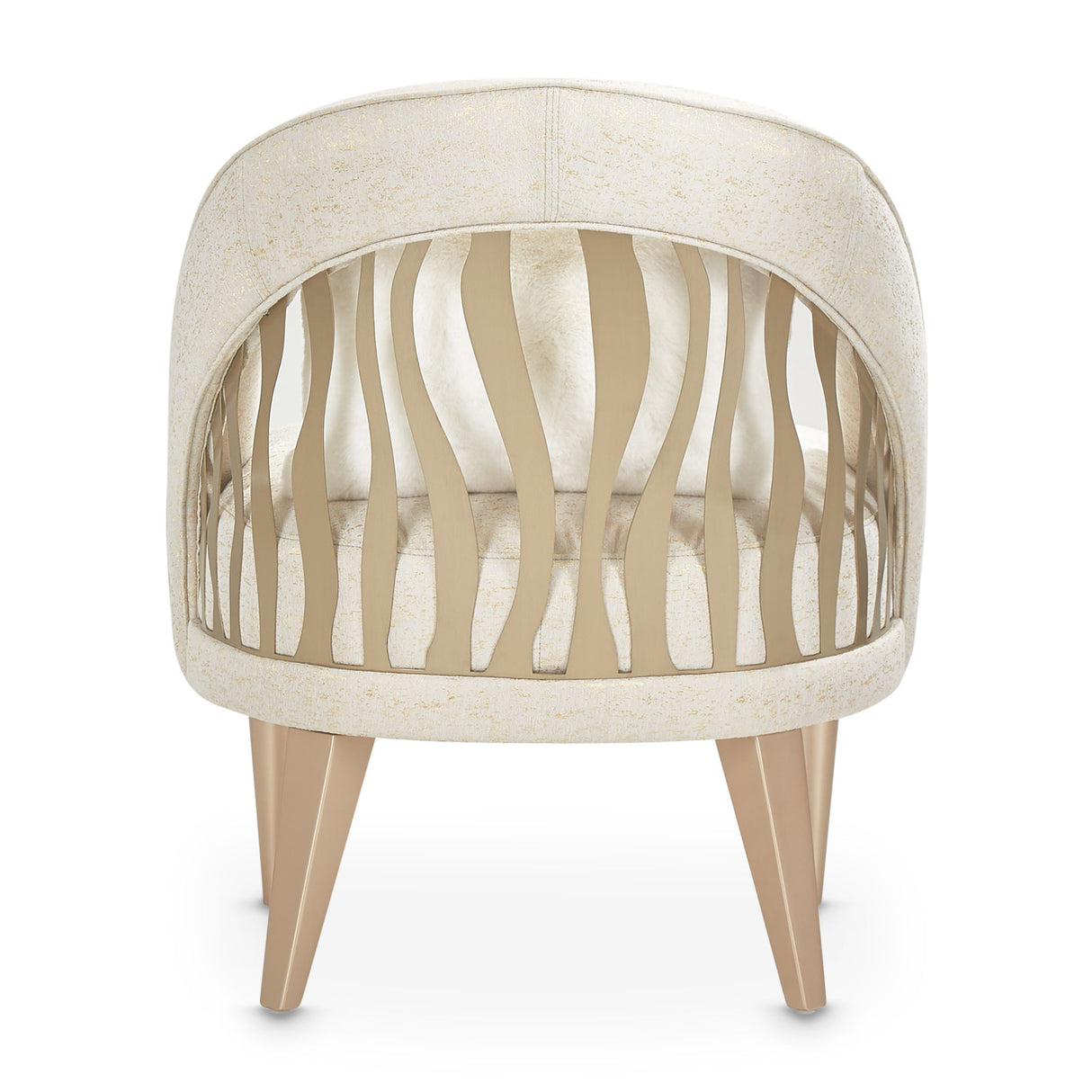 La Rachelle - Flame Chair - Gold Rush / Champagne