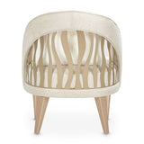 La Rachelle - Flame Chair - Gold Rush / Champagne