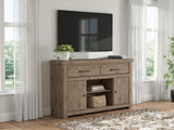 Garistyn - LG TV Stand With Fireplace Option