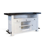 Carriage House - Bar - White / Dark Brown