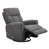 Natalia - Sillón Reclinable Giratorio Manual (Juego de 2)