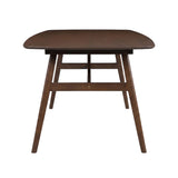 Miller - 78" Complete Dining Table - Dark Brown